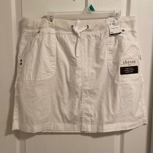 White Dash Skort XL